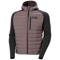 Kurtka z kapturem Helly Hansen Arctic Ocean Hybrid. Szare kurtki męskie Helly Hansen, l, bez wzorów, z materiału, z kapturem. Za 743.00 zł.