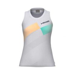 Head Pro Tank damski top turkusowy. Brązowe topy damskie HEAD, s, bez wzorów, bez kołnierzyka. Za 336.99 zł.