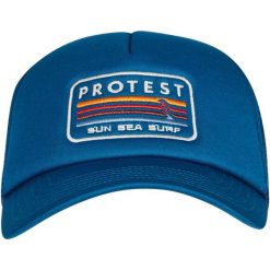 Czapka z daszkiem męska PROTEST PRTPlea. Niebieskie czapki męskie Protest, bez wzorów, sportowe. W wyprzedaży za 107.99 zł.