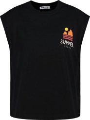 Sublevel Koszulka w kolorze czarnym rozmiar: XS. Czarne bluzki damskie Sublevel, xs, bez wzorów, bez kołnierzyka. Za 43.99 zł.