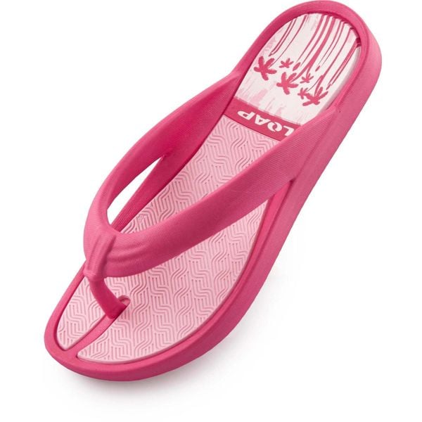 Damskie klapki Loap Phinea Pnk różowe. Czerwone klapki damskie LOOP, bez wzorów, bez obcasa. Za 131.99 zł.