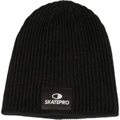 Odzież Beanies unisex SkatePro Long Skate Beanie Czapka - Czarny. Czarna czapki męskie SKATEPRO, bez wzorów. W wyprzedaży za 42.99 zł.