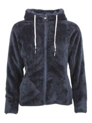 Peak Mountain Kurtka polarowa "Alanzo" w kolorze czarnym rozmiar: M. Czarne kurtki damskie Peak Mountain, m, bez wzorów, z polaru, bez kaptura. Za 173.99 zł.