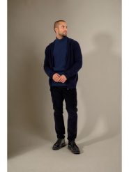 Perfect Cashmere Kaszmirowy kardigan w kolorze granatowym rozmiar: L. Niebieskie kardigany męskie Perfect Cashmere, l, bez wzorów, z kaszmiru, bez kołnierzyka. Za 456.99 zł.