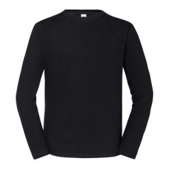 Koszulka Z Długim Rękawem Unisex Adult Iconic 195 Plain. Czarne bluzki damskie Fruit of the Loom, xl, bez wzorów, sportowe, bez kołnierzyka, bez ramiączek. Za 94.99 zł.