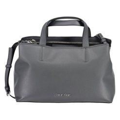 Torba w kolorze szarym - (S)36 x (W)23 x (G)13 cm. Szare torby męskie na ramię CALVIN KLEIN, bez wzorów, z materiału, na ramię. W wyprzedaży za 629.95 zł.