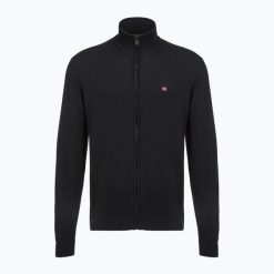 Sweter męski Napapijri Decatur 2.0 Fz. Czarne swetry męskie Napapijri, na zimę, m, bez wzorów, bez kołnierzyka. Za 299.99 zł.