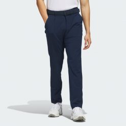 Spodnie Ultimate365 Tour Golf. Czarne spodnie materiałowe męskie Adidas, bez wzorów, sportowe. Za 449.00 zł.
