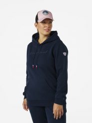 ROSSIGNOL Bluza "Logo" w kolorze granatowym rozmiar: L. Niebieskie bluzy z kapturem damskie Rossignol, l. Za 209.33 zł.