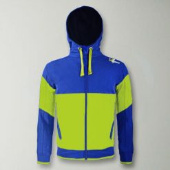 Bluza z kapturem slim z bawełny Playmaker. Niebieskie bluzy sportowe damskie ELPLAYER, bez wzorów, z bawełny, bez ramiączek, z kapturem. W wyprzedaży za 112.50 zł.