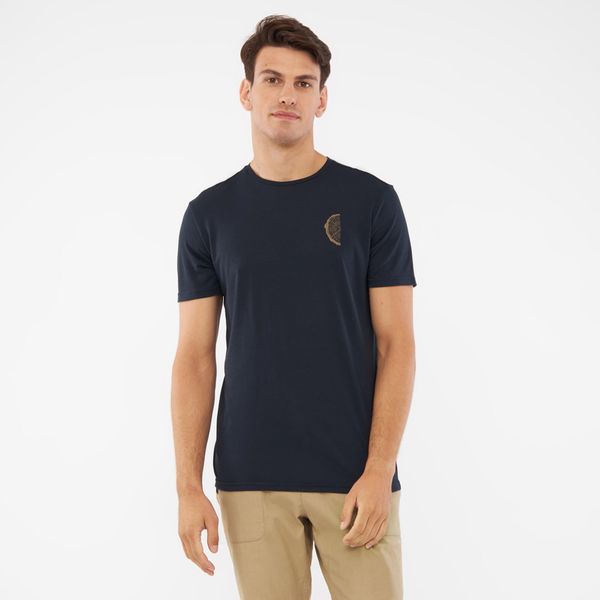 T-shirt męski VIKING Rune Man. Niebieskie t-shirty męskie VIKING, l, bez wzorów, bez kołnierzyka. Za 149.90 zł.