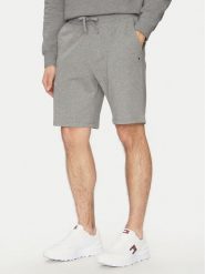 Tommy Hilfiger Szorty sportowe Essential MW0MW37240 Szary Regular Fit. Szare szorty męskie Tommy Hilfiger, m, z bawełny. Za 219.99 zł.
