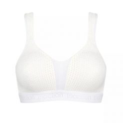 Biustonosz dla kobiet Triumph Triaction Energy Lite N. Czarne biustonosze sportowe damskie Triumph, bez wzorów, z materiału. Za 222.00 zł.