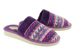 METEOR 071 SWETER NORWESKI fioletowy, kapcie damskie. Fioletowe kapcie damskie Meteor. Za 47.99 zł.