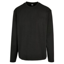 Męska Koszulka Z Długim Rękawem Ultra Heavyweight Oversized T-shirt. Czarne koszulki męskie z długim rękawem Urban Classics, m, bez wzorów, bez kołnierzyka. Za 169.99 zł.