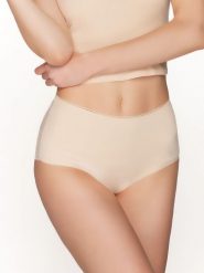 Figi Model BBL 155 Beige - Babell. Brązowe figi damskie Babell, l, bez wzorów, z bawełny. Za 75.60 zł.