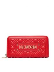 LOVE MOSCHINO Portfel JC5600PP0NLA0500 Czerwony. Czerwone portfele damskie Love Moschino, bez wzorów, ze skóry. Za 349.99 zł.