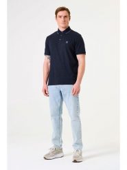 Garcia Koszulka polo w kolorze granatowym rozmiar: S. Niebieskie koszulki polo męskie Garcia, s, bez wzorów, z bawełny, bez ramiączek. Za 92.21 zł.