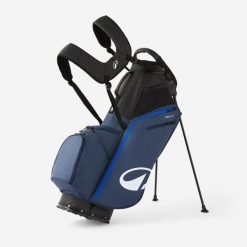 Torba do golfa z nóżkami Light. Czarne torby męskie na ramię INESIS, bez wzorów, z materiału, na ramię. Za 399.99 zł.