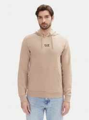 EA7 Emporio Armani Bluza 8NPM32 PJVRZ U6155 Beżowy Regular Fit. Brązowe bluzy bez kaptura męskie EA7 Emporio Armani, m, z bawełny. Za 239.99 zł.