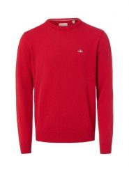 Gant sweter wełniany Mężczyźni Wełna czerwony, M. Czerwone swetry męskie Gant, m, bez wzorów, z wełny, bez kołnierzyka. Za 699.95 zł.