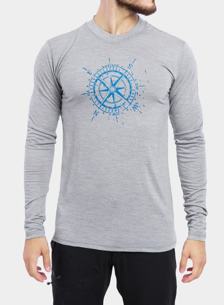 Bluzka termoaktywna Sensor Merino Active PT Tee L/S. Szare bielizna termoaktywna męska Sensor, l, bez wzorów, z materiału. Za 357.49 zł.