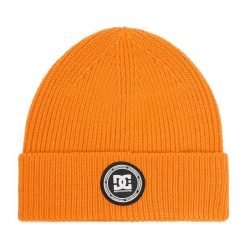 Czapka DC Shoes. Brązowe czapki męskie DC Shoes, na zimę, bez wzorów. Za 69.99 zł.