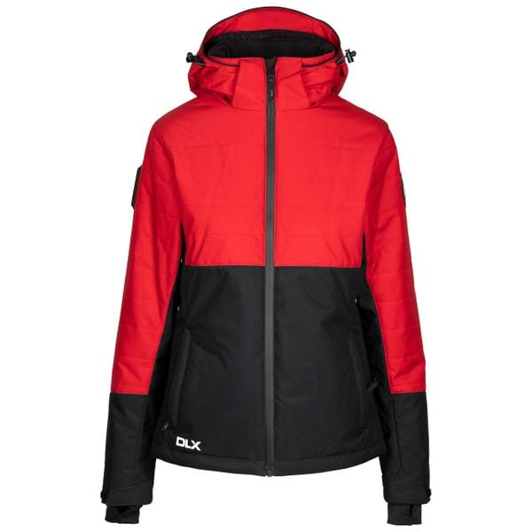 Dlx Jaclyn - Damska kurtka narciarska Dlx czerwona. Czerwone kurtki damskie DLX, xl, bez wzorów, bez kaptura, narciarskie. Za 621.99 zł.