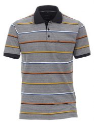 CASAMODA Koszulka polo w kolorze szarym rozmiar: XL. Szare koszulki polo męskie CASAMODA, xl, bez wzorów, bez ramiączek. Za 105.14 zł.