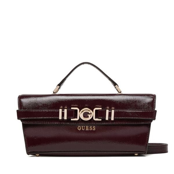 Torebka Guess. Czerwone torebki klasyczne damskie Guess, z aplikacjami, bez dodatków. Za 639.99 zł.