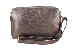 Listonoszka metalizowana BARBERINI'S c. złota 978-26. Żółte shopper bag damskie Barberinis, bez wzorów, ze skóry, małe, bez dodatków. Za 229.99 zł.