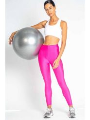 Onamaste Legginsy sportowe w kolorze różowym rozmiar: S/M. Różowe legginsy sportowe damskie Onamaste, m, bez wzorów, outdoorowe. Za 64.95 zł.
