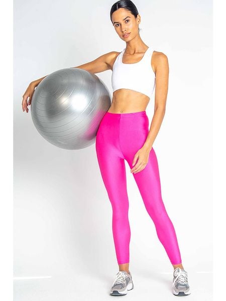 Onamaste Legginsy sportowe w kolorze różowym rozmiar: S/M. Różowe legginsy damskie Onamaste, m, bez wzorów. Za 89.95 zł.