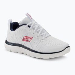 Buty męskie SKECHERS Summits Torre. Białe buty trekkingowe męskie Skechers, bez zapięcia, trekkingowe, Skechers Sport. Za 219.99 zł.