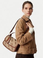 Guess Torebka HWJG97 55210 Brązowy. Brązowe torebki klasyczne damskie Guess, z aplikacjami, ze skóry, bez dodatków. Za 584.99 zł.