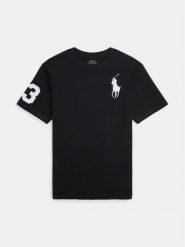 Polo Ralph Lauren T-Shirt 323832907055 Czarny Regular Fit. Czarne t-shirty chłopięce Polo Ralph Lauren, bez wzorów, z bawełny, bez ramiączek. Za 149.99 zł.