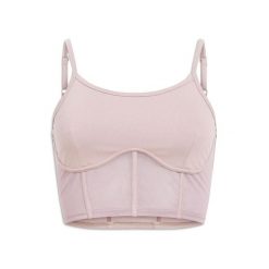 Biustonosz dla kobiet Superdry Sport Tech. Czarne biustonosze sportowe damskie Superdry., bez wzorów, z bawełny. Za 149.25 zł.