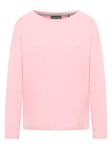 ELBSAND Bluza "Riane" w kolorze jasnoróżowym rozmiar: XS. Różowe bluzy bez kaptura damskie ELBSAND, xs, z bawełny. Za 104.39 zł.