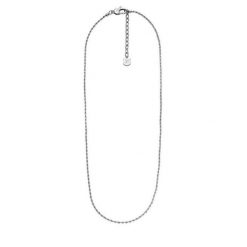 Naszyjnik Fossil. Szare biżuteria dla mężczyzn Fossil, srebrne. Za 219.99 zł.
