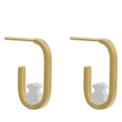 Kolczyki TOUS. Żółte kolczyki damskie Tous, złote. Za 579.99 zł.