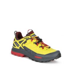 Buty turystyczne męskie AKU M'S ROCKET DFS GTX. Żółte buty trekkingowe męskie Aku, bez zapięcia, trekkingowe. Za 629.99 zł.