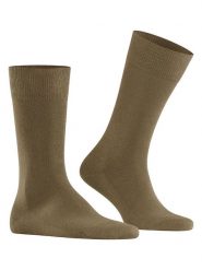 Falke Skarpety "Family" w kolorze khaki rozmiar: 39-42. Brązowe skarpetki męskie Falke, bez wzorów. Za 39.21 zł.