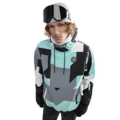 Kurtka snowboardowa męska W1 Ushuaia. Niebieskie kurtki męskie SIROKO, m, bez wzorów, z softshellu, bez kaptura. W wyprzedaży za 382.00 zł.