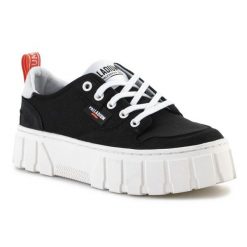 Buty Palladium Pallatower Lo W 98574-008-M czarne. Czarne buty sportowe na co dzień damskie bez wzorów, z gumy. Za 667.75 zł.