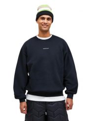 Bluza Peak Performance męska Original Terry Crew czarna - L. Czarne bluzy bez kaptura męskie Peak Performance, l, z bawełny. Za 469.00 zł.
