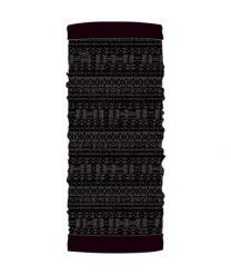 Komin na szyję - Bandana BUFF Polar Reversible Urid. Czarne szaliki i kominy damskie Buff, na zimę, bez wzorów, z elastanu. Za 144.55 zł.