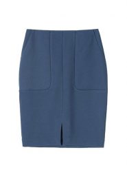 TATUUM Spódnica w kolorze granatowym rozmiar: 42. Niebieskie spódniczki damskie Tatuum, bez wzorów, midi. Za 157.45 zł.