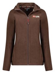 Canadian Peak Kurtka polarowa "Tugoodeak" w kolorze brązowym rozmiar: XXL. Brązowe kurtki damskie Canadian Peak, xxl, bez wzorów, z polaru, bez kaptura. Za 86.99 zł.