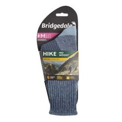 Skarpety do trekkingu damskie Bridgedale HIKE MW COM BO ORI LD. Niebieskie skarpetki damskie Bridgedale, bez wzorów. Za 87.99 zł.