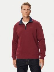 Gant Bluza 2067160 Bordowy Regular Fit. Czerwone bluzy bez kaptura męskie Gant, m. Za 659.99 zł.